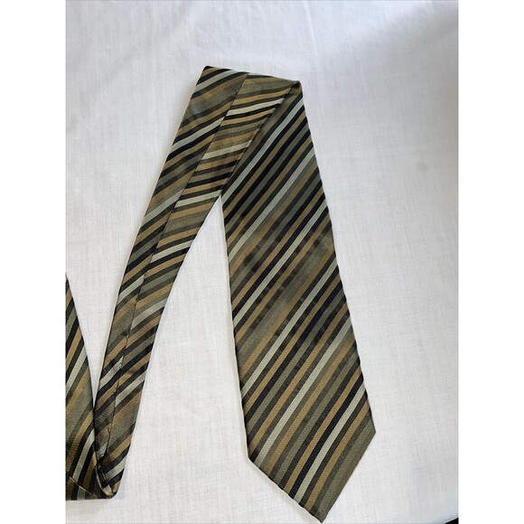 Roberto Villini Dress Tie Mens Size 59" Multicolor Striped 100% Silk Designer - Picture 3 of 12